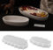 Silikonform Tablett Rund,2 Stück Silicone Molds Tray,Silikonformen Gießformen,Silikonform Kerzenhalter,Kerzen Formen Silikon,Rundes Tablett Silicone Molds,Silikonformen Tablett mit Rillen