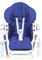 Aveanit Bezug Hochstuhl Kissen Ersatzbezug Sitzkissen, Babystuhl für Peg Perego Diner Wasserdicht Farbe Dunkelblau