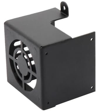 Extrusora de impresora 3D fija DIY, cubierta del ventilador de refrigeración de Metal de 24V, conducto de ventilador de cabezal de impresión con ventilador for Ender 3 Ender 3 Pro CR10 Series(Without