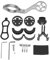 Be In Your Mind 1pc Aluminium Alloy Bike Stem Extension Computer Front Mount Holder Compatible with Garmin Compatible with Bryton Compatible with Cateye for Handlebar 18mm-31.8mm Silver