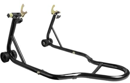 Motorrad-Ständer, Motorrad-Montageständer für Kawasaki V-sys Z900 Z800 250 400, Motorrad-Parkständer (schwarz) (schwarz)