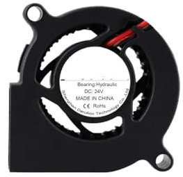 5020 Blower 24V 12V 5V Fan 3D Printer Fan 50mm 5020 Cooling Fan(24V Sleeve,2PCS)