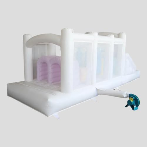 Inflatable Obstacle Course Bouncy Castle with Blower for Outdoor Fun and Games