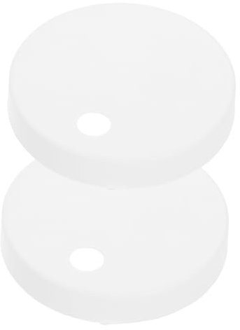 GALPADA 1Paire Couvercles de Vis de Toilette Blanc Capuchons Décoratifs pour Fixation Abattant Wc Installation Facile et Accessoires pour Salle de Bain