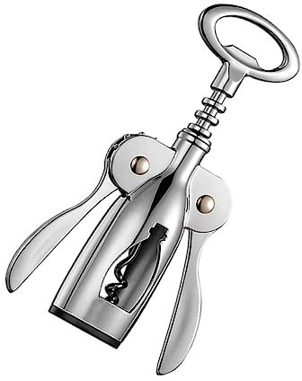 Sacacorchos de Vino de Aleación de Zinc Abrelatas Portátil y Ligero para Cerveza y Práctico para Fiestas y Picnics para Vino
