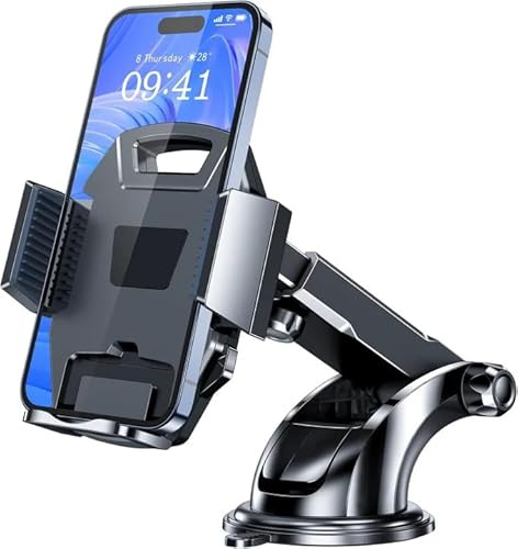 WENINETIES Handyhalterung Auto Upgrade Handyhalter für VW UP GTI/Seat MII/Skoda Citigo 2013-2023 2024, 360° Drehbar Amaturenbrett Glasscheibe KFZ Autohalterung Handyhalter