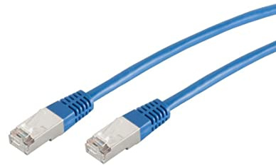 Kabelbude.eu Patchkabel cat. 5e F/UTP blau 0,25m