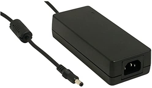 MeanWell GST90A12-P1M 80W 12V 6,67A Desktop-Netzteilkabel 100cm + DC-Stecker (2,1/5,5 mm)