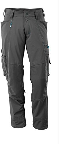 Mascot 17179-311-18-90C60 Trousers with Kneepad Pockets, Dark Anthracite, 90C60