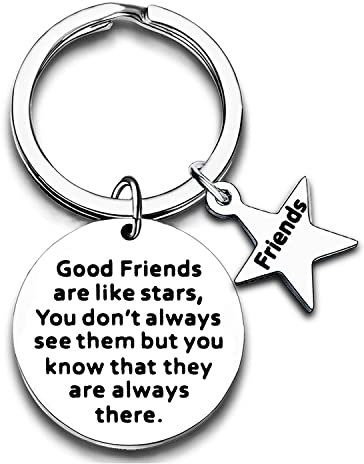 Gifts For Best Friend Jewellery Keyring Friendship Gifts Best Friends For Women Gifts BFF Girls Gifts For Sister Birthday Gifts Key Ring (Keychain #1)