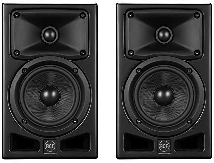 RCF Ayra Pro 5 Active - Altoparlante per monitor da studio bidirezionale, 75 W + 25 W, coppia