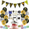 Abschlussfeier Party Dekoration Set,Abschlussfeier Luftballons,2021 Graduation Deko,Abschluss Girlande,Abitur Accessoires Graduierung Fotorequisiten,Deko Abitur 2021,Graduierung Abschlussfeier