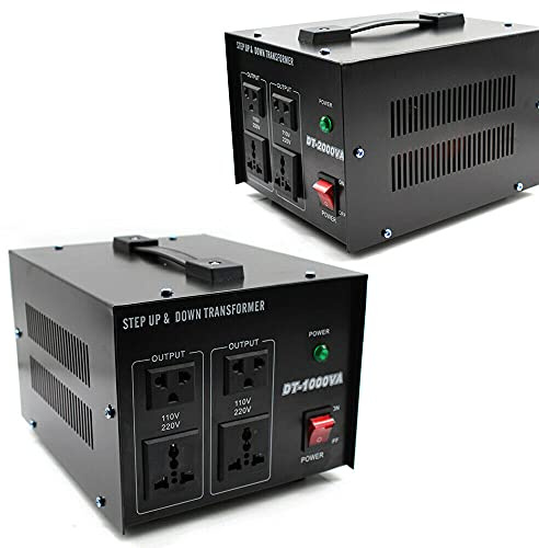 1000W-2000WSpannungswandler Transformator 220V/240V auf 110V Wandler Converter für elektronischen und elektrischen Geräte geeignet (1000W)