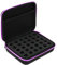 HERCHR Étui de Rangement pour Organisateur d'huiles essentielles de 30 Bouteilles, Porte-huiles essentielles de Transport pour Le Stockage d'huiles essentielles à la Maison/en Voyage(Violet)