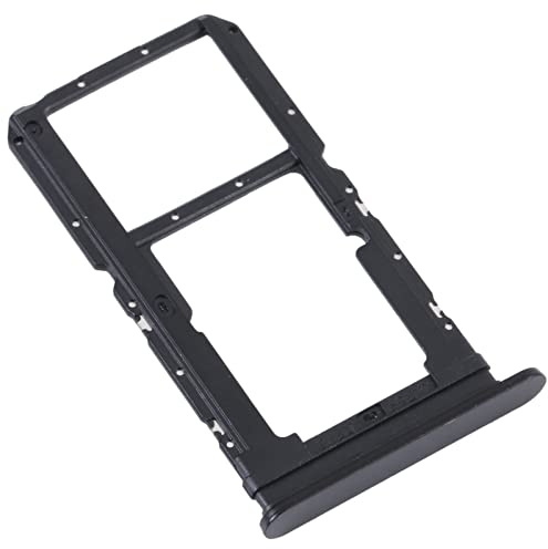 Kompatibel mit OPPO A57 5G / A77 5G / K10 5G Try Tray Kartengehäuse Simkartenhalter Sim 1 + Slot SIM 2 oder Schlitten für Micro Sd Player, Sim Karten Halter, schwarz