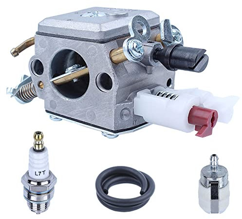 Gubeter Carburatore Carb Tune-Up Kit, per Husqvarna 340 350 353 345 346 357 357Xp 359 359Xp Motosega, 503 28 18 12, 503281812, 503283208, 503 28 32 08, Sostituire Carb El For18B C1Q