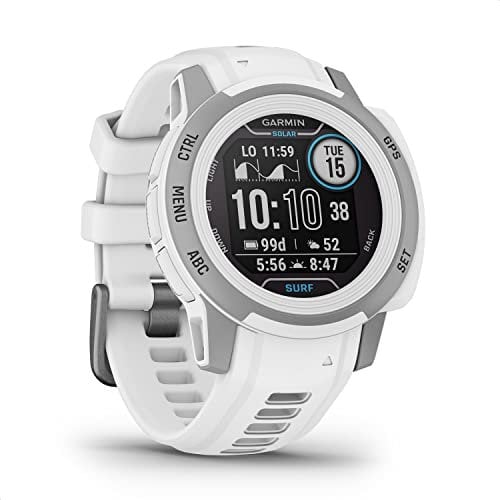 Garmin Instinct 2S Solar Surf, Smartwatch, 40mm, Ricarica solare, Autonomia infinita, Surf, Windsurf, Kitesurf, +30 app, GPS, Cardio, SpO2, Garmin Pay, Connect IQ (Ericeira) (Ricondizionato)