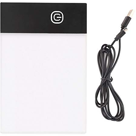 A6 LED-Lichtbox, LED-Tracing-Lichtpad, LED-Lichttafel, A6-Lichttafel Artcraft Tracing-Lichtbox für Schablonen-Tattoo-Animationen, Diamantmalerei,