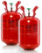 Party Factory – Helium Gasflasche 2x 400L für ca. 100 Luftballons – Partydeko Ballongas Flasche für Latex-, LED- & Folienballons – Einwegflaschen mit Knick-Füllventil – Für viele Dekoanlässe