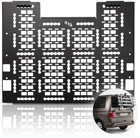 040 Parts Molle Board für VW T6.1, VW T6 Fahrradträger Gepäckträger Offroad Zubehör – kompatibel mit original VW T6 Heckträger für Camping und Outdoor ausrüstung Kofferraum Organizer