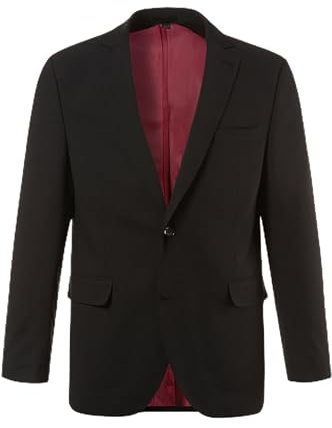 JP 1880 Herren große Größen Übergrößen Menswear L-8XL Sakko, Business, FLEXNAMIC®, Baukasten Zeus, bis Gr. 72/36 schwarz 118 705512130-118