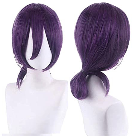HBYLEE - Anime Chainsaw Man Cosplay Wig Makima Power Angel Devil Denji Higashiyama Kobeni Reze Hayakawa AKI Himeno Quanxi Wigs + Wig Cap One Size Makima [Colour: Reze]
