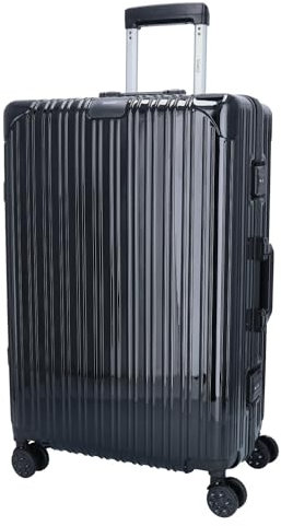 TheTrueC 4-Rad Trolley 72cm Alu-Rahmen London Mixed ColorMap Schwarz