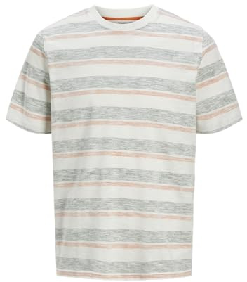 JACK & JONES Herren Jjbirk Striped Tee Ss Crew Neck