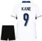 IHIMI Nationalmannschaft England 2024 No #9 Kinder Trikot, Komm mit Shorts Fußballfans (176)
