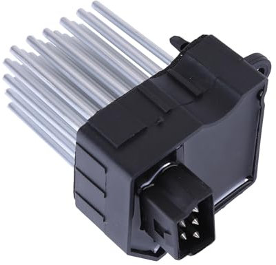 Aublinto Heizgebläsemotor Lüfterwiderstand Gebläsemotor Widerstand Gebläsewiderstand 64116923204 64116920365 Kompatibel mit 3-ER E46 5-ER E39 X3 E83 X5 E53 Gebläseregler Steuergerät