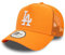 New Era Los Angeles Dodgers MLB Cap Baseball Truckerkappe orange LA Logo Mesh Snapback - One-Size