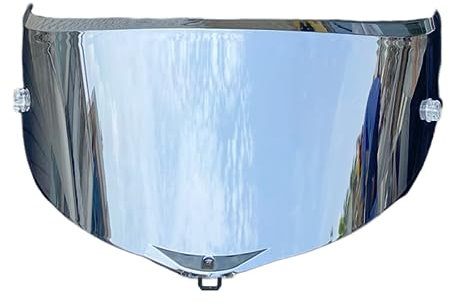 Helmvisier, Gesichtsschutz Antibeschlagfolie for AGV PI-STA GPRR PI-STA GPR Corsa-R Helmschild Visier Windschutzscheibe(Silver-Day use only)