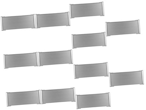 SHINEOFI 12piezas Placa De Nombre Letrero De Etiqueta Para Puerta Para Proyectos y Decoración De Interiores