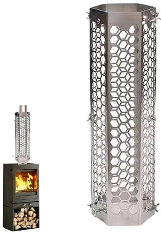 Grille pare-étincelles anti-brûlure pour tuyau de poêle, tube de cheminée léger avec filtre de cheminée léger pour intérieur et extérieur