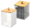 SVOCK 2pcs Distributeur Coton Tige, Rangement Coton Tige Transparent, Distributeur Coton Demaquillant, Organisateur Salle de Bain Rangement en Acrylique, Rangement et Organisation de La Salle de Bain