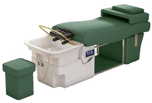 MBCEYLSTUB Lit De Beauté Head Spa Lit De Shampoing Circulation d'eau Lit De Massage À Circulation d'eau Head Spa, Lit De Beauté De Salon De Beauté De Massage Thaï À Plat