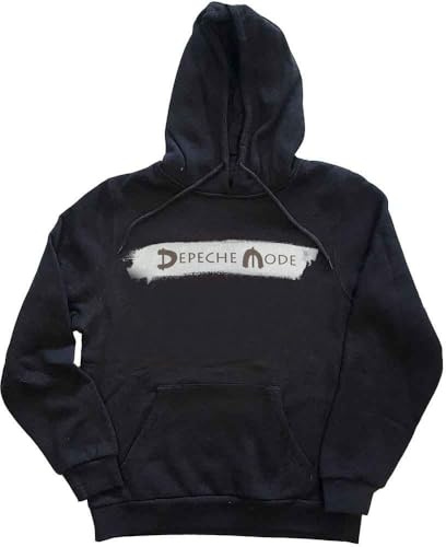 Depeche Mode Hoodie Grey Band Logo Hoodie Global Spirit Tour Pullover