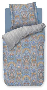 Pip Studio Bettbezugsset Jabali Flower Blau 155x220cm