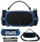 Silicone Case for JBL Charge 6 Portable Bluetooth Speaker, Protective Skin Carrying Case Holder with Shoulder Strap & Bicycle Strap for JBL Charge 6 Stereo Speaker Accessories (Blue)