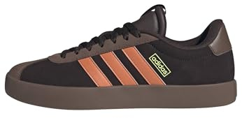 adidas Men's VL Court 3.0 Shoes, Aurora Coffee/Dusky Orange/Earth strata, 11.5 UK