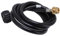 Manguera de Extensión de Gas 1 LB a 20 LB, Manguera Extensión Gas Fácil Instalar Latón Alta Presión 350 PSI y No Versátil para Estufa para Estufa (4 pies)