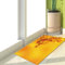 Fußmatte 80x120 cm Orange Retro Blätter Fussmatte Aussen Fussmatte Innen Weich Waschbar rutschfeste Schmutzfangmatte für Flur Haustiere Türmatte Heimdekoration Fussabtreter