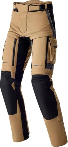 RST Pro Series Adventure D3O wasserdichte Motorrad Textilhose, sand/schwarz, 44