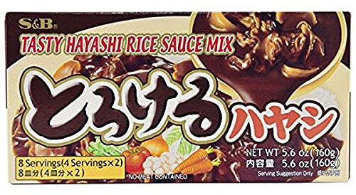 S and B Torokeru Hayashi Curry Stock 160 g (2 Stück)