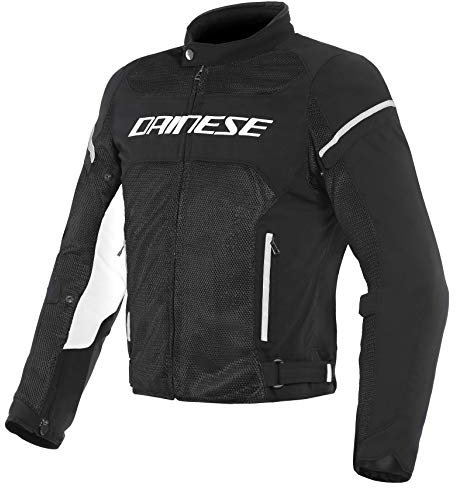 Dainese 173519694858 Weste Stoff, Schwarz/Schwarz/Weiß, 58