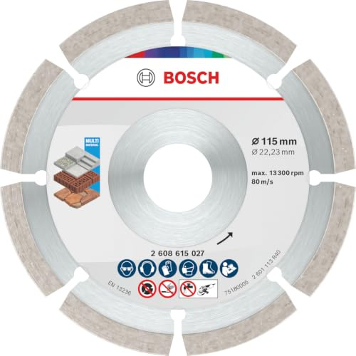 Bosch Professional Professional 2608615027 Bosch Diamond Disc Universal Turbo 230 x 22.33 mm