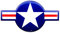 120 mm x 65 mm WW2 USAF United States Air Force 3D-Aufkleber für alle Vespa-Modelle, vorne oder seitlich, gewölbt, MioVespa-Kollektion