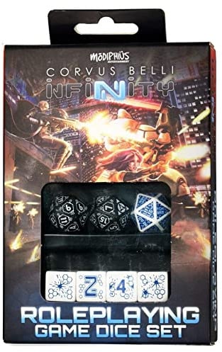 Modiphius | Infinity: Factions Dice Sets | Tohaa | Dice Set | Role Playing Game | RPG | English
