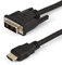 CABLEPELADO Cable DVI a HDMI | DVI-D Macho Single-Link 18+1 Pin > Conector HDMI Macho Tipo A | No es bidireccional | Apto para transmitir señales de Video Digital de DVI a HDMI | Negro | 2 Metros