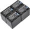 4x VW-VBT380 Battery for Panasonic VWVBT380 VW-VBT190 VWVBT190 Digital Video Camcorder